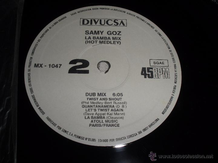 Discos de vinilo: SAMY GOZ LA BAMBA - Foto 2