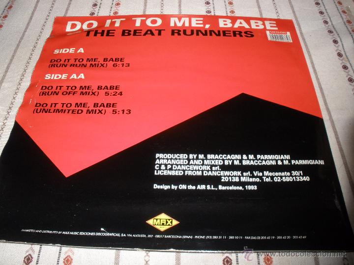 Discos de vinilo: DISCO THE BEAT RUNNERS - Foto 3