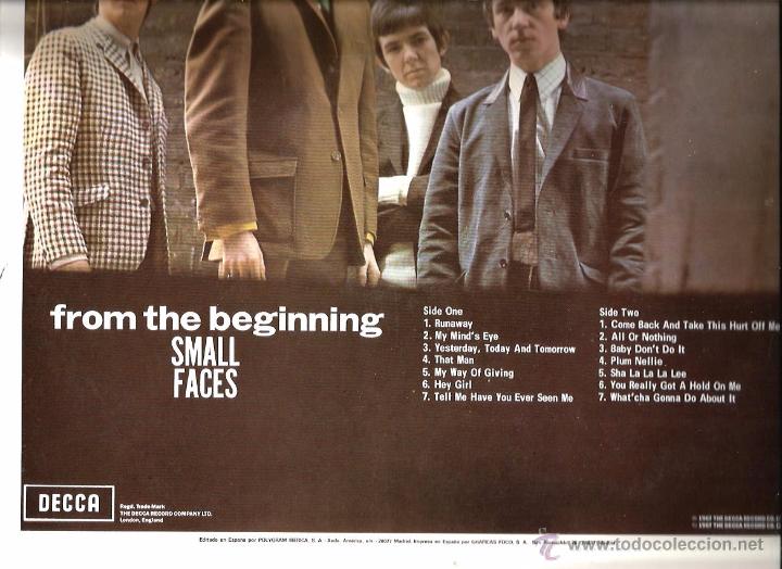 Discos de vinilo: LP SMALL FACES : FROM THE BEGINING ( COMPLETAMENTE NUEVO ) - Foto 2