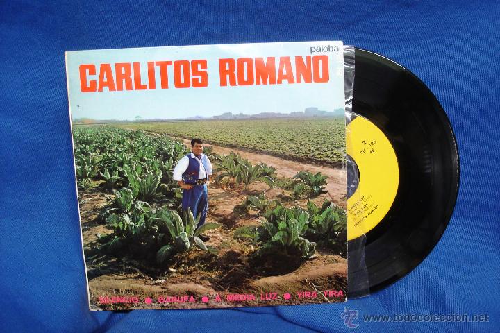Discos de vinilo: CARLITOS ROMANO - SILENCIO + 3 - PALOBAL 1967 - Foto 1