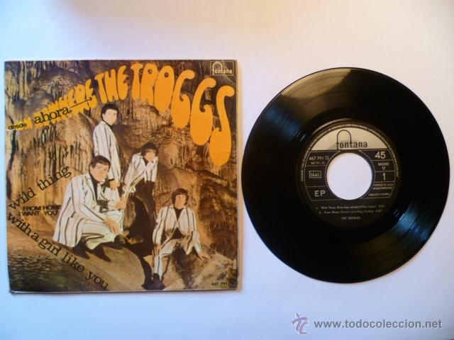 Discos de vinilo: THE TROGGS # WILD THING+ 3 EP  1966 - Foto 1