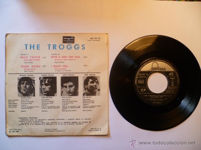 Discos de vinilo: THE TROGGS # WILD THING+ 3 EP  1966 - Foto 2