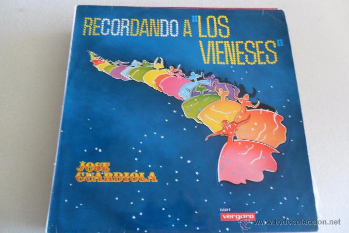 Discos de vinilo: JOSE GUARDIOLA - RECORDANDO A LOS VIENESES 1968 - Foto 1