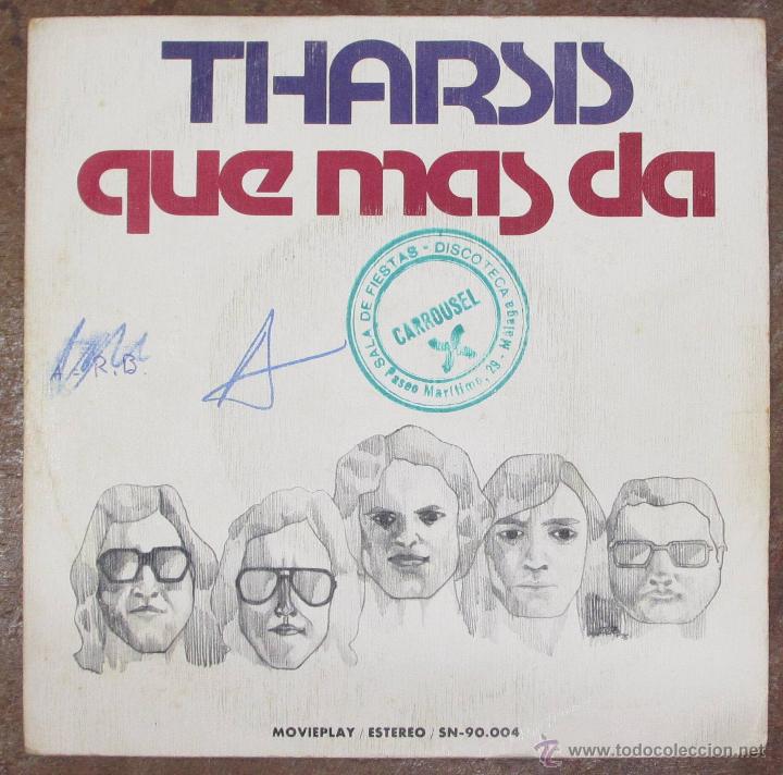 Discos de vinilo: SINGLE - THARSIS - que mas da - perro callejero - Foto 1