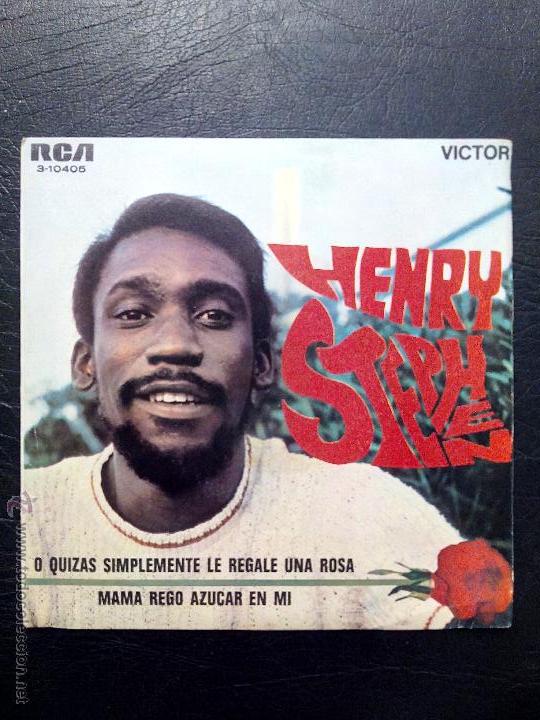 Discos de vinilo: SINGLE HENRY STEPHEN - O QUIZ&Aacute;S SIMPLEMENTE LE REGALE UNA ROSA - RCA 1969. - Foto 1