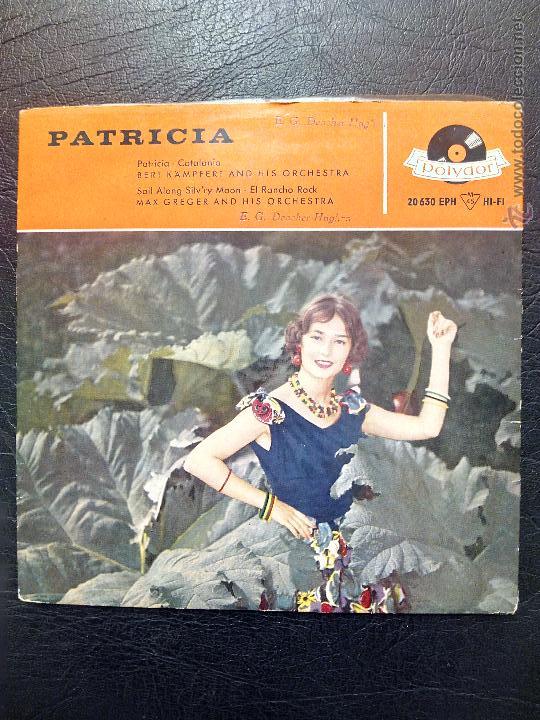 Discos de vinilo: EP PATRICIA - BERT K&Auml;MPFERT - MAX GREGER - POLYDOR. - Foto 1