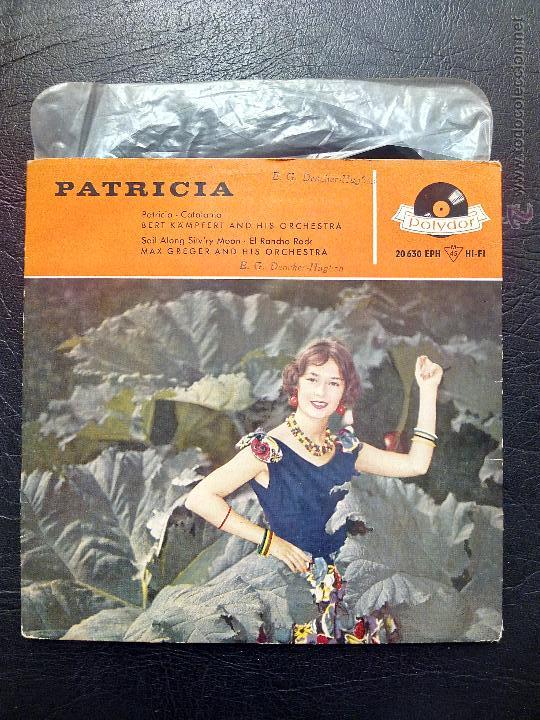 Discos de vinilo: EP PATRICIA - BERT K&Auml;MPFERT - MAX GREGER - POLYDOR. - Foto 3