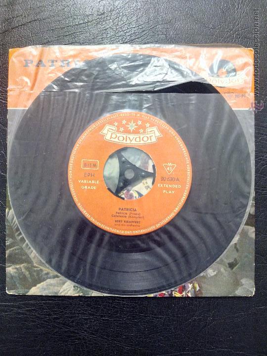 Discos de vinilo: EP PATRICIA - BERT K&Auml;MPFERT - MAX GREGER - POLYDOR. - Foto 4
