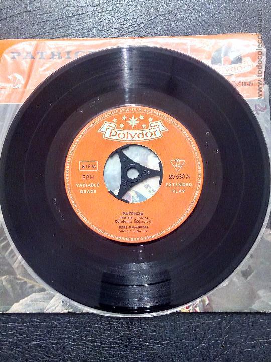 Discos de vinilo: EP PATRICIA - BERT K&Auml;MPFERT - MAX GREGER - POLYDOR. - Foto 5