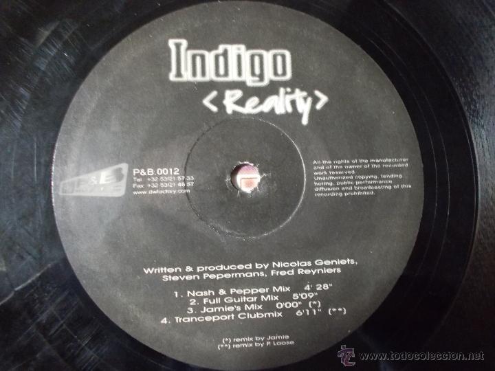 Discos de vinilo: INDIGO. REALITY - Foto 2