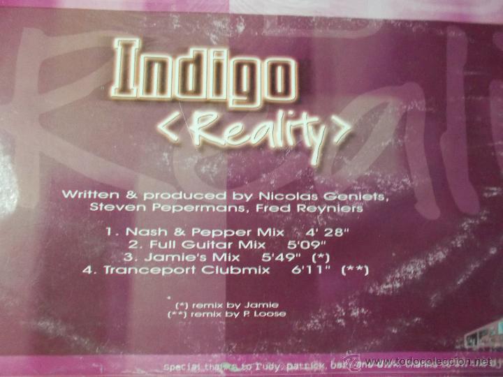 Discos de vinilo: INDIGO. REALITY - Foto 3