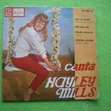 Discos de vinilo: HAYLEY MILLS CANTA ( CESTO COLORES + 3) EP ESPAÑA 1962 PEPETO. Lote 54794977