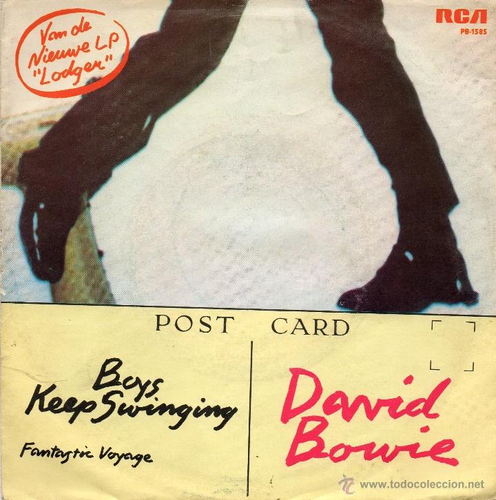 Discos de vinilo: DAVID BOWIE - BOYS KEEP SWINGING - SINGLE - Foto 1
