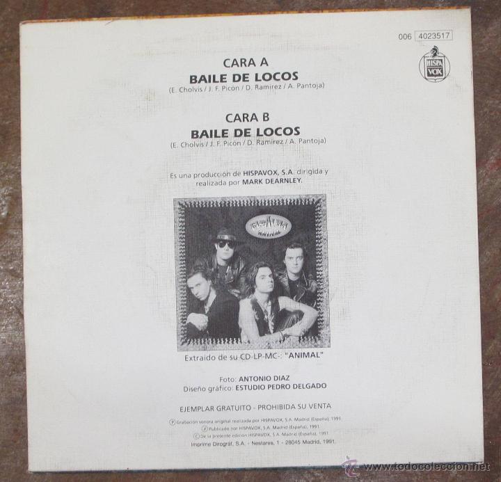 Discos de vinilo: single - EL ALMA - BAILE DE LOCOS - PROMO - - Foto 2