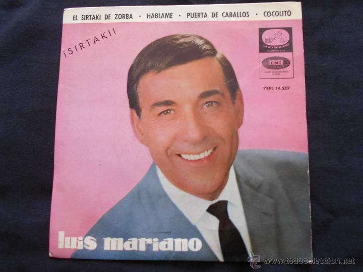 Discos de vinilo: LUIS MARIANO // SIRTAKI - Foto 1