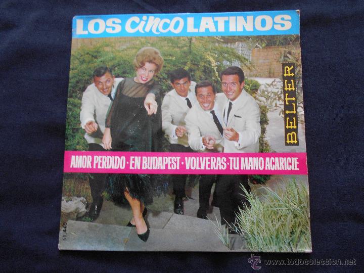 Discos de vinilo: LOS CINCO LATINOS // AMOR PERDIDO + 3 - Foto 1