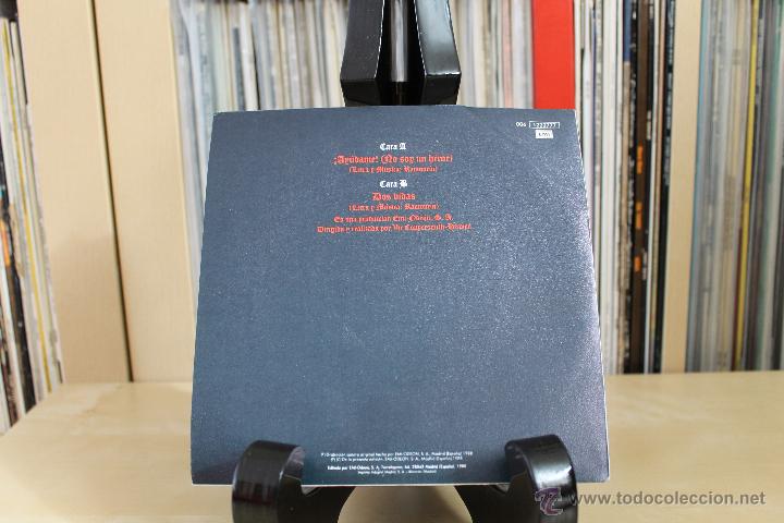 Discos de vinilo: RAMONCIN SG AYUDAME! NO SOY UN H&Eacute;ROE 80S - Foto 2