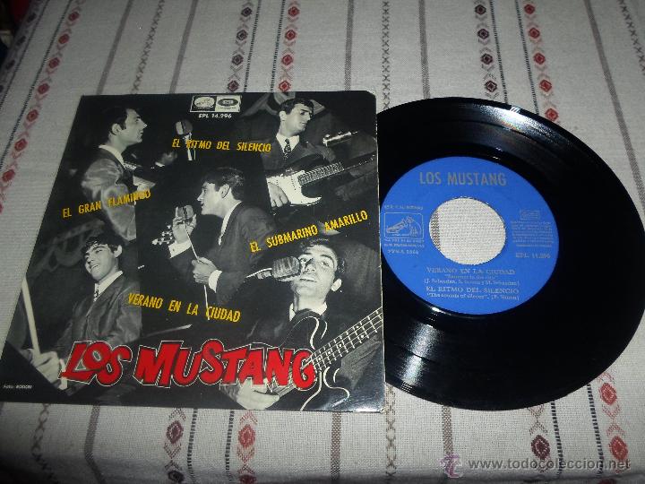 Discos de vinilo: LOS MUSTANG - SUBMARINO AMARILLO - Foto 1