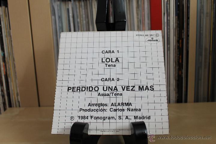 Discos de vinilo: ALARMA SG LOLA 80S - Foto 2