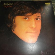 Discos de vinilo: JACK JONES - TOGETHER LP - ORIGINAL INGLES - RCA VICTOR RECORDS 1973 - STEREO -. Lote 54837631