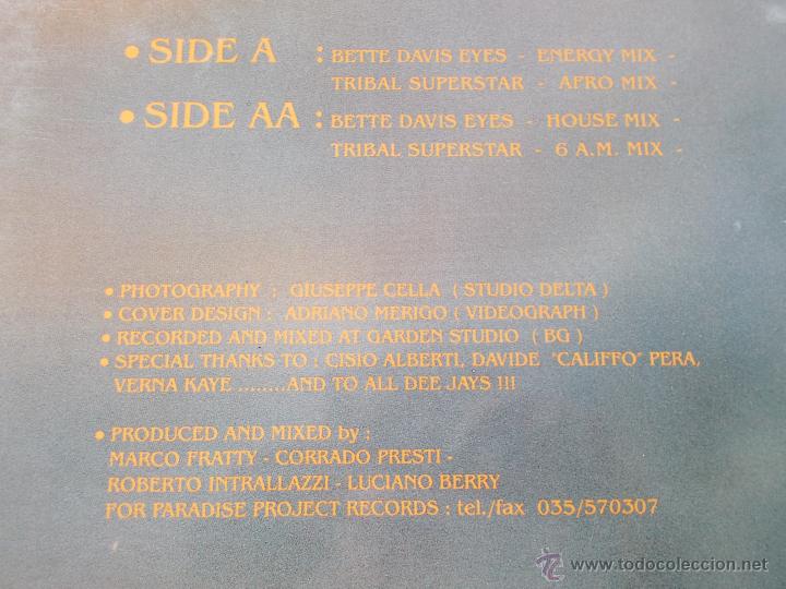 Discos de vinilo: SONIA DAVIS. BETTE DAVIS EYES. - Foto 3