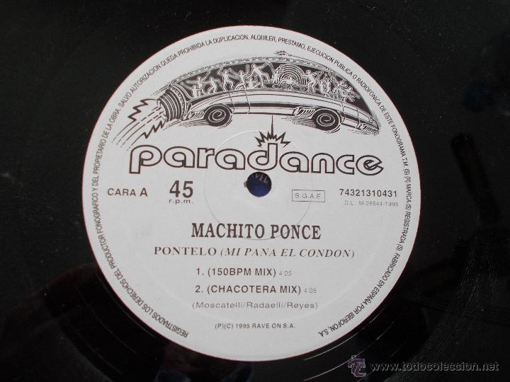 Discos de vinilo: MACHITO PONCE. PONTELO. MAXI 12 - Foto 2