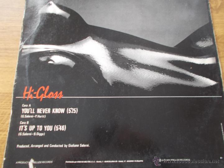 Discos de vinilo: HI-GLOSS. MAXI 12 - Foto 3