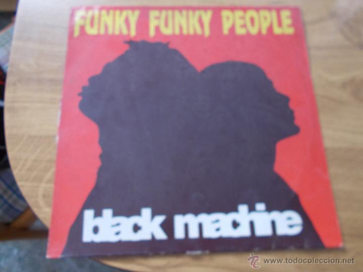 Discos de vinilo: FUNKY FUNKY PEOPLE. BLACK MACHINE MAXI 12 - Foto 1