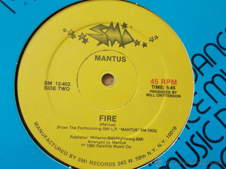 Discos de vinilo: MANTUS. LOVE IS A NATURAL THING MAXI 12 - Foto 2