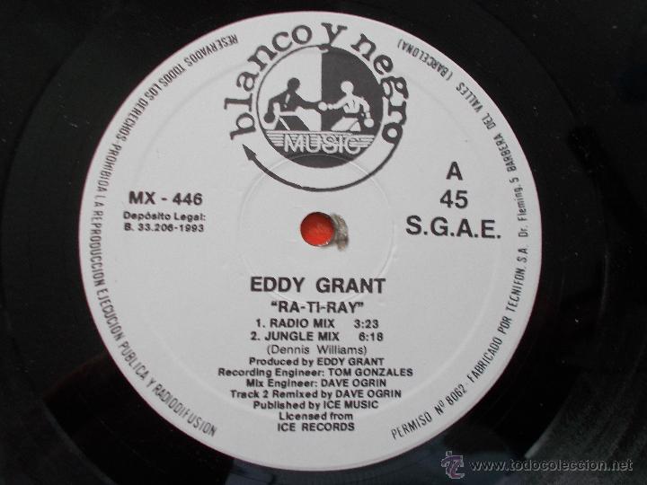 Discos de vinilo: EDDY GRANT. RA-TI-RAY MAXI 12 - Foto 2