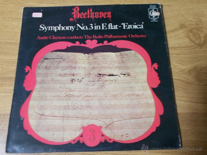 Discos de vinilo: BEETHOVEN. SYMPHONY N&ordm; 3.  A&Ntilde;O 1960 - Foto 1