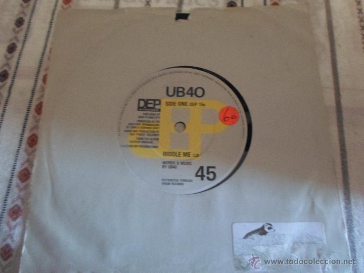 Discos de vinilo: UB40 RIDDLE ME - Foto 1