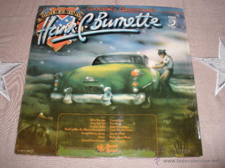 Discos de vinilo: HANK C. BURNETTE - ROCKABILLY GASSEROONIE - Foto 2