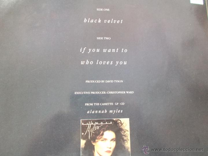 Discos de vinilo: ALANNAH MYLES BLACK VELVET - Foto 3
