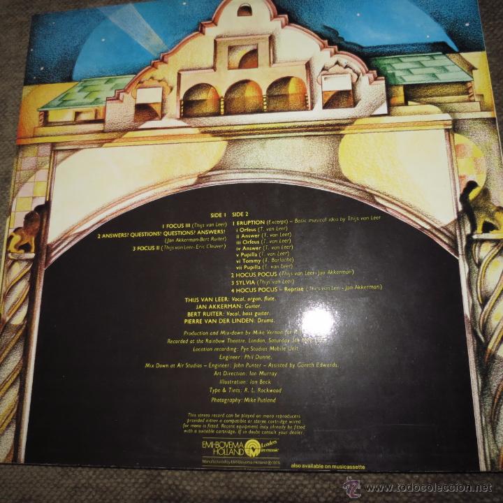 Discos de vinilo: focus - at the rainbow - Foto 2