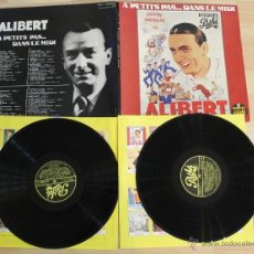 Discos de vinilo: ALIBERT A PETITS PAS DANS LE MIDI THEATRE MARSEILLAIS GATEFOLD COVER DOBLE LP 1978 MADE IN FRANCIA