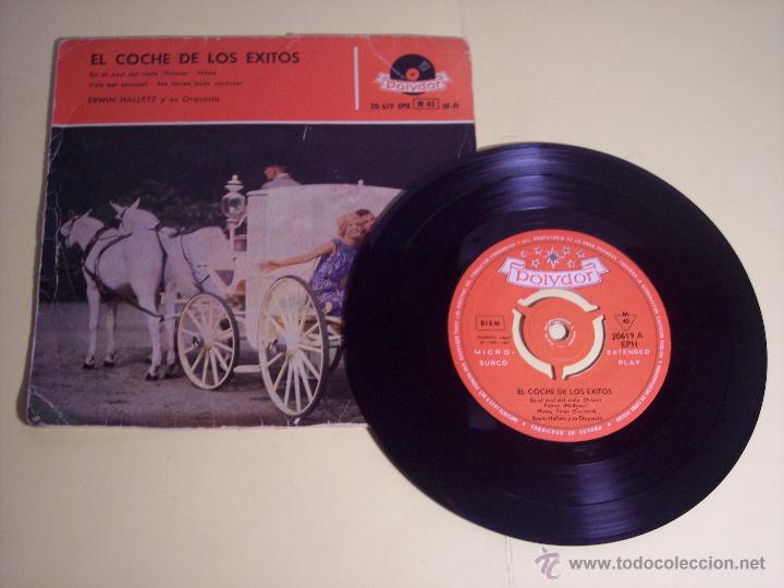 Discos de vinilo: EL COCHE DE LOS EXITOS (EN EL AZUL DEL CIELO / NENA / +2) POLYDOR-1959 - Foto 2