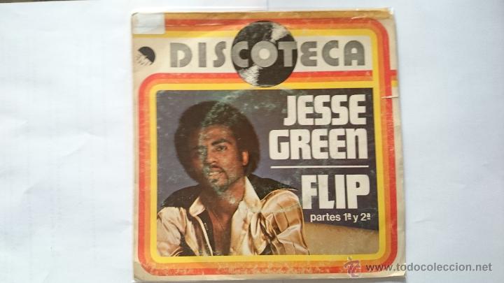 Discos de vinilo: JESSE GREEN - FLIP (PARTES 1 & 2) (1976) - Foto 1
