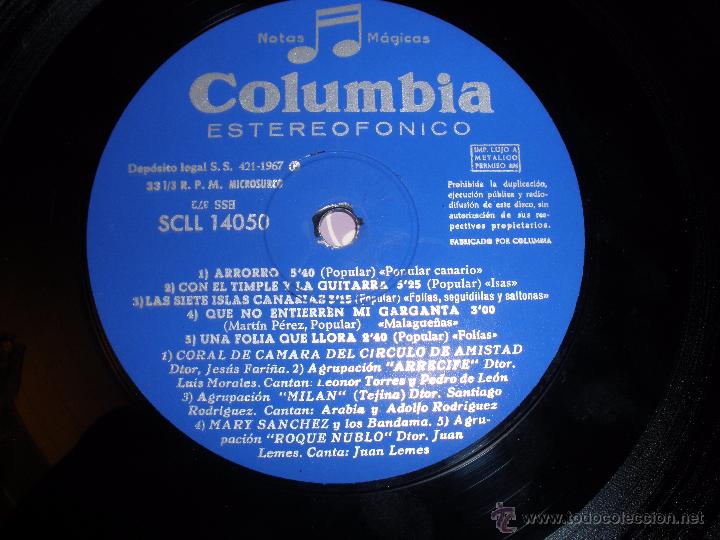 Discos de vinilo: LAS ISLAS CANARIAS - TESORO DE ESPA&Ntilde;A - Foto 3