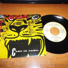 Discos de vinilo: GABINETE CALIGARI COMO UN ANIMAL / PALABRA DE HONOR SINGLE VINILO PROMO 1992 JAIME URRUTIA 2 TEMAS