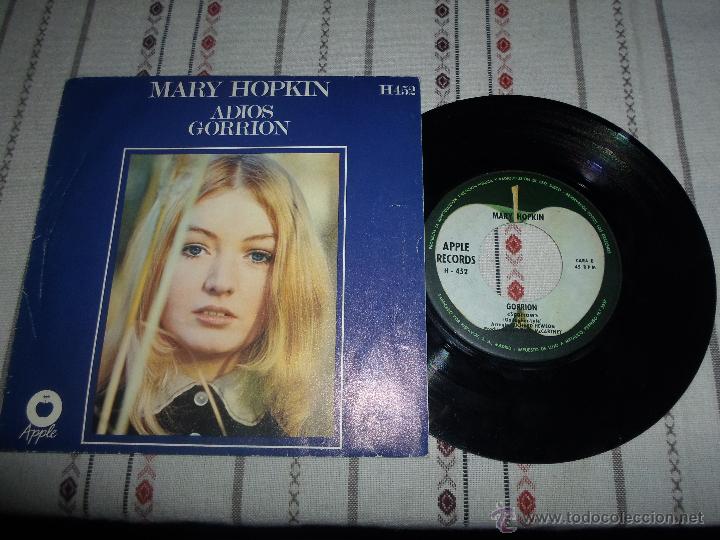 Discos de vinilo: MARY HOPKIN ADIOS GORRION - Foto 1