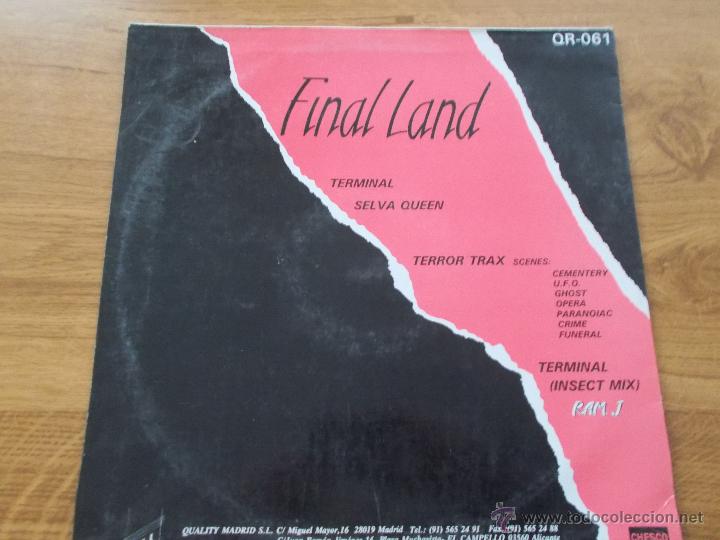 Discos de vinilo: FINAL LAND MAXI 12 - Foto 3