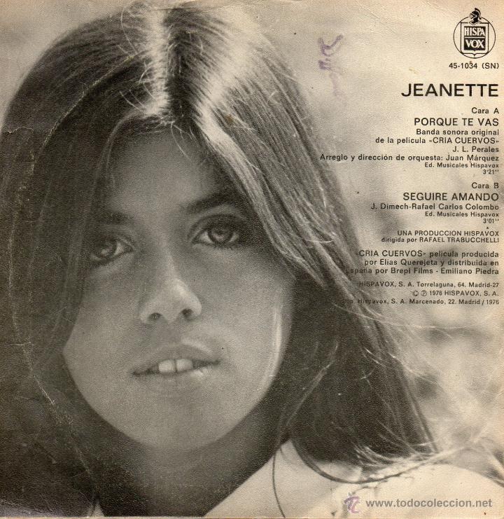 Jeanette Porque Te Vas 1974