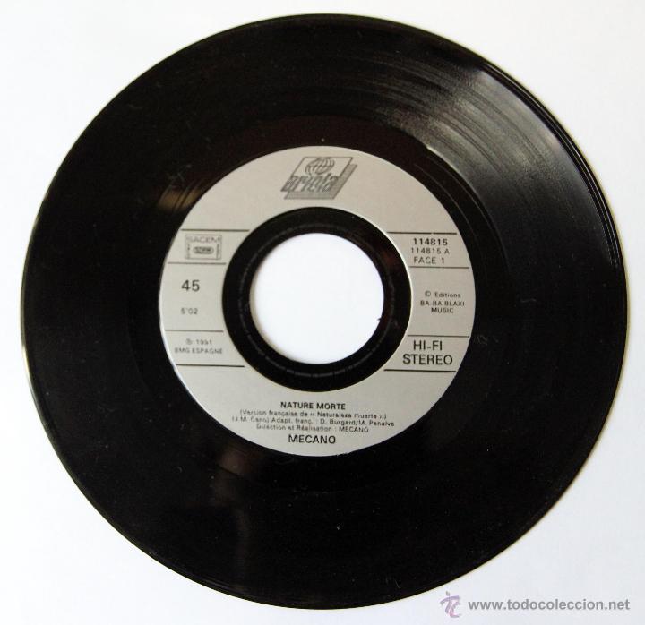 Discos de vinilo: MECANO - NATURE MORTE - SINGLE EDICION FRANCESA - EXCELENTE ESTADO - Foto 3
