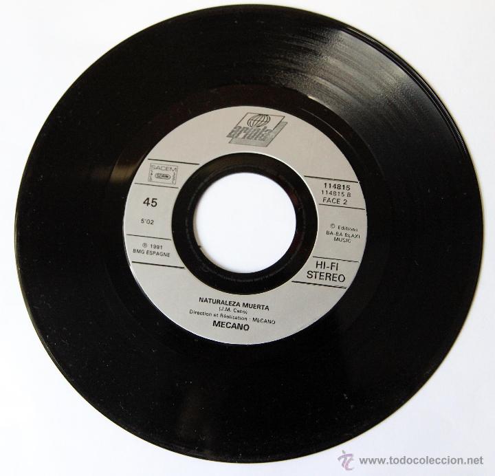 Discos de vinilo: MECANO - NATURE MORTE - SINGLE EDICION FRANCESA - EXCELENTE ESTADO - Foto 4