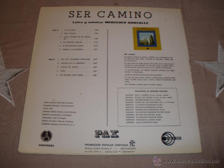 Discos de vinilo: MERCEDES GONZALEZ - SER CAMINO - Foto 3
