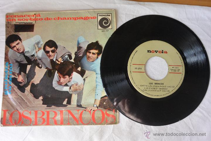 Discos de vinilo: SINGLE LOS BRINCOS REANACER&Aacute; SORBITO CHAMPAN - Foto 1