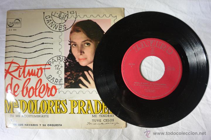 Discos de vinilo: SINGLE M&ordf; DOLORES PRADERA RITMO DE  BOLERO - Foto 1