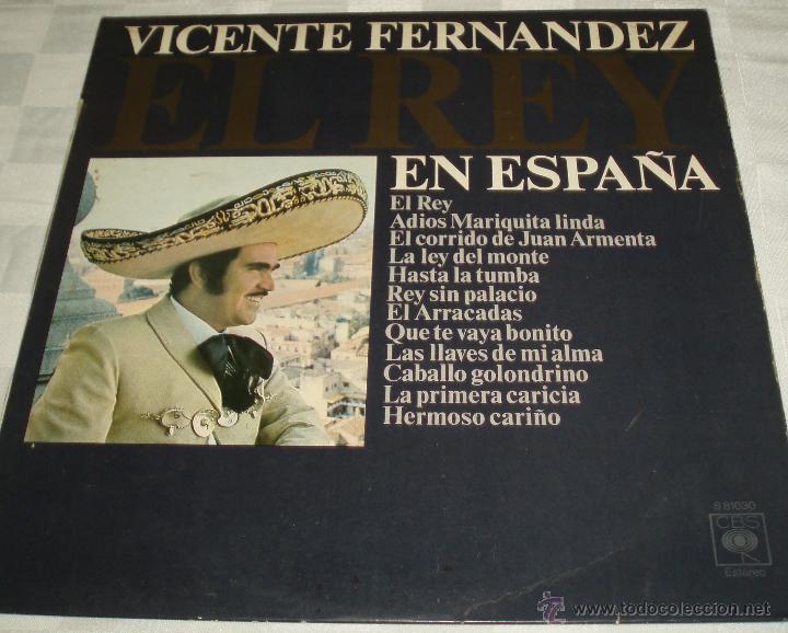 Vinyl records: lp vicente fernandes en espa&ntilde;a a&ntilde;o 1975