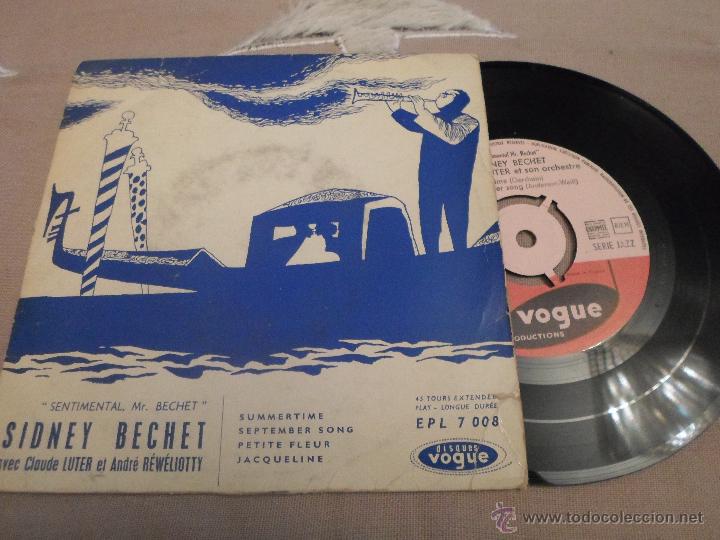 Discos de vinilo: SIDNEY BECHET - SUMMERTIME - Foto 1